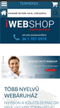 Mobile Screenshot of iwebshop.hu